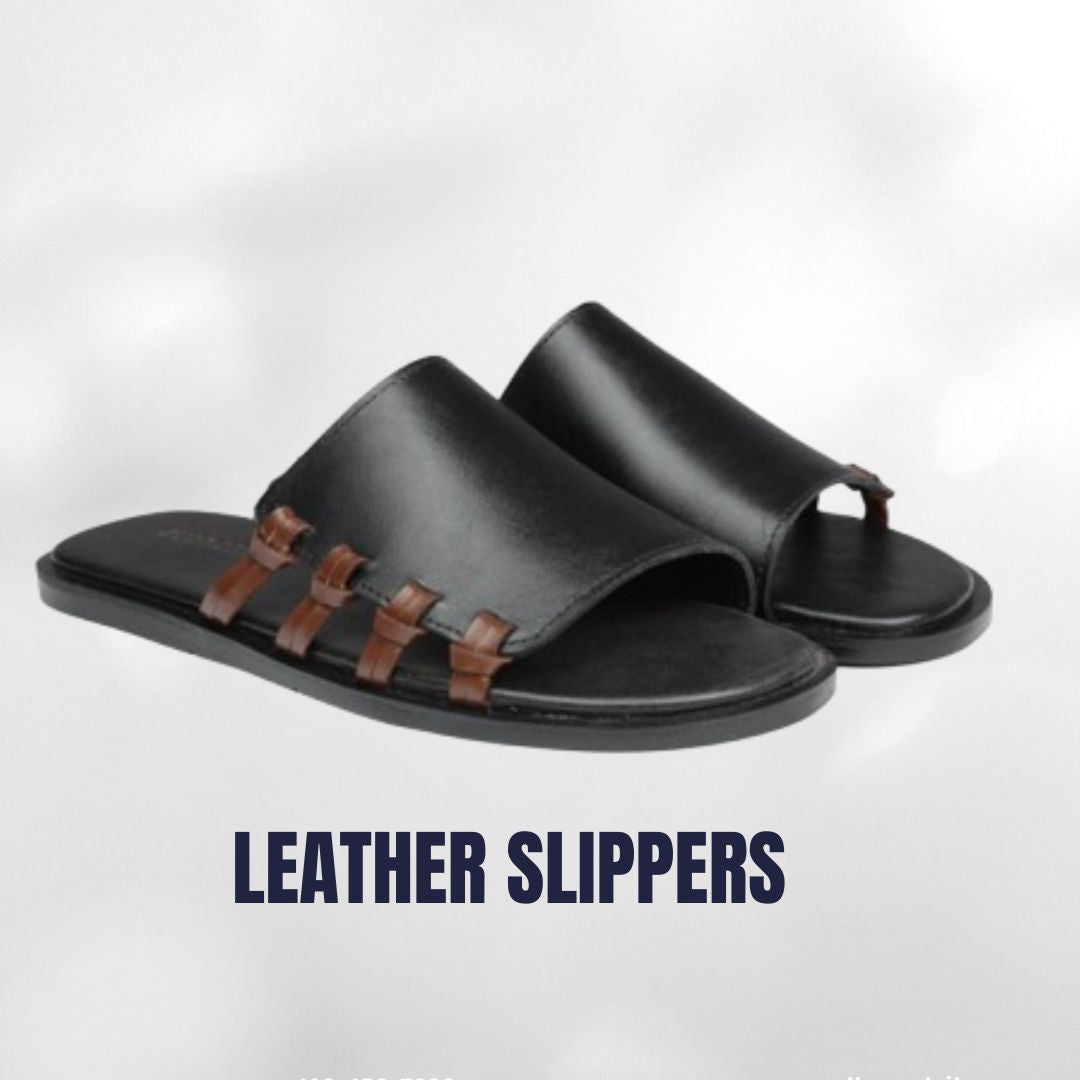 LEATHER SLIPPERS